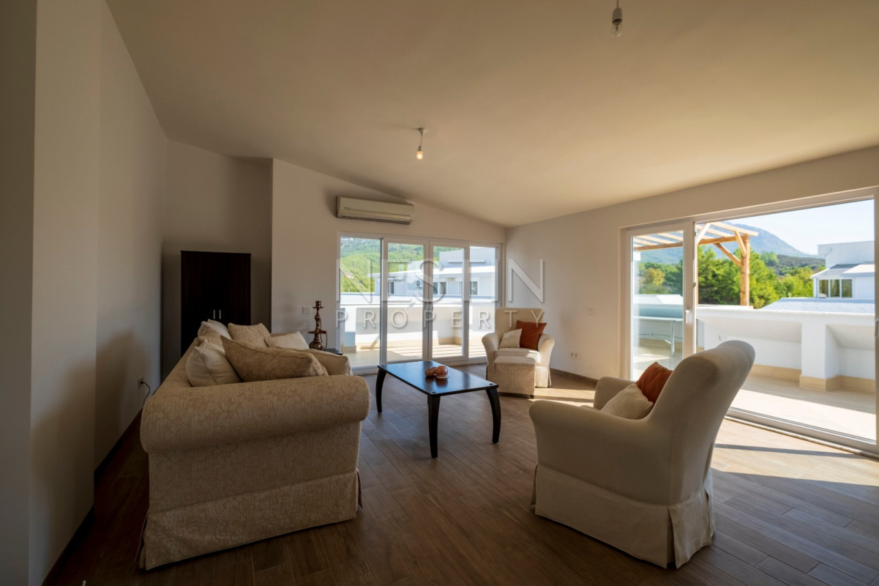 Квартира-дуплекс 3+1 в районе Оба в 7000 м от Средиземного моря фото 9