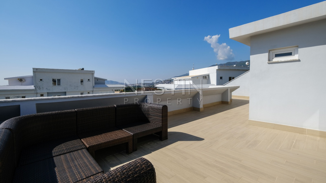 Квартира-дуплекс 3+1 в районе Оба в 7000 м от Средиземного моря фото 22