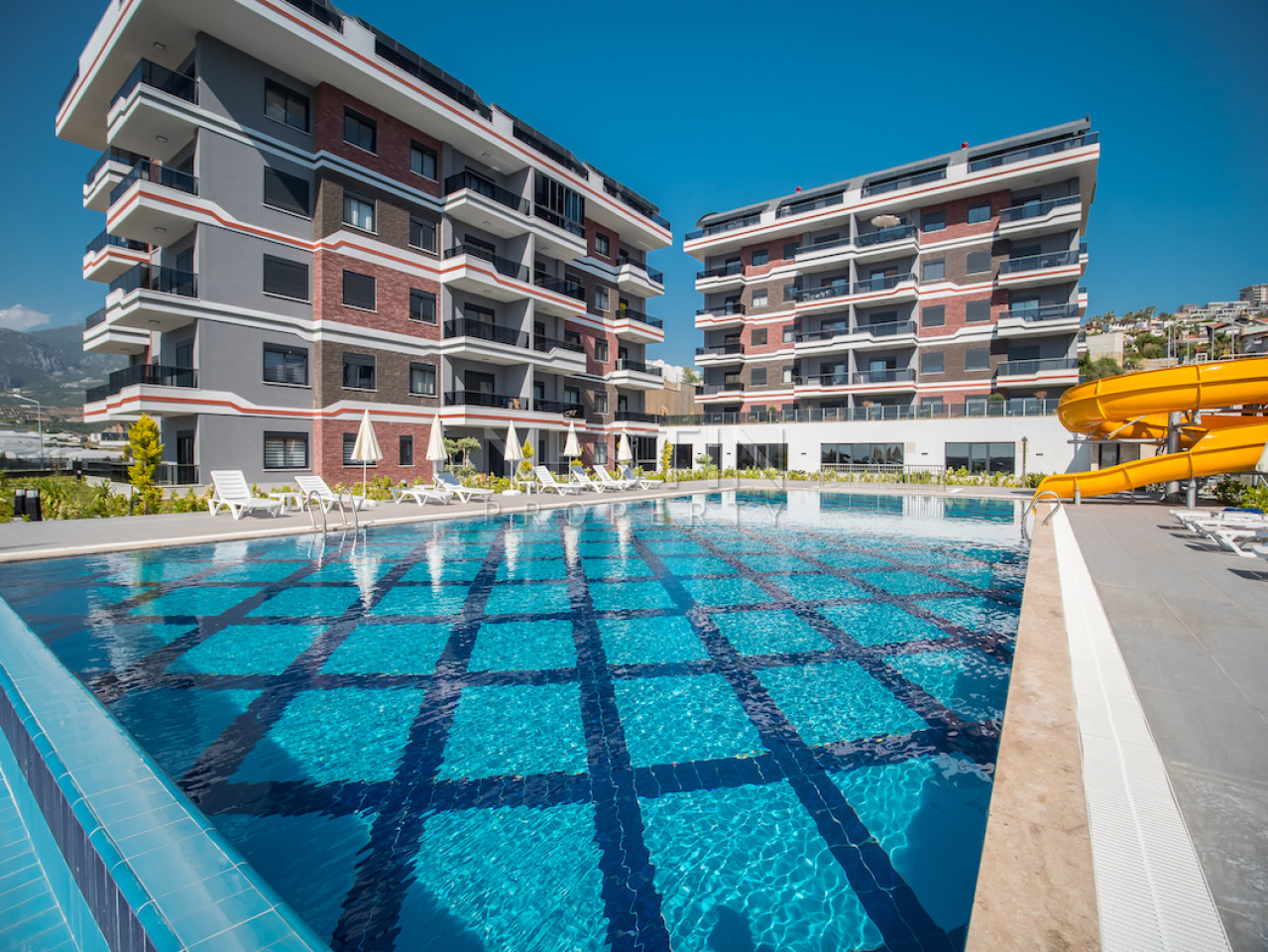 Квартира 1+1 в районе Каргыджак в новом доме в 700 м от Средиземного моря фото 1