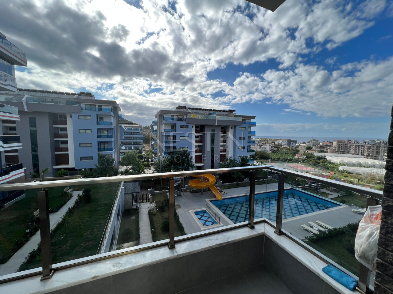 Квартира 1+1 в районе Каргыджак в новом доме в 700 м от Средиземного моря фото 8