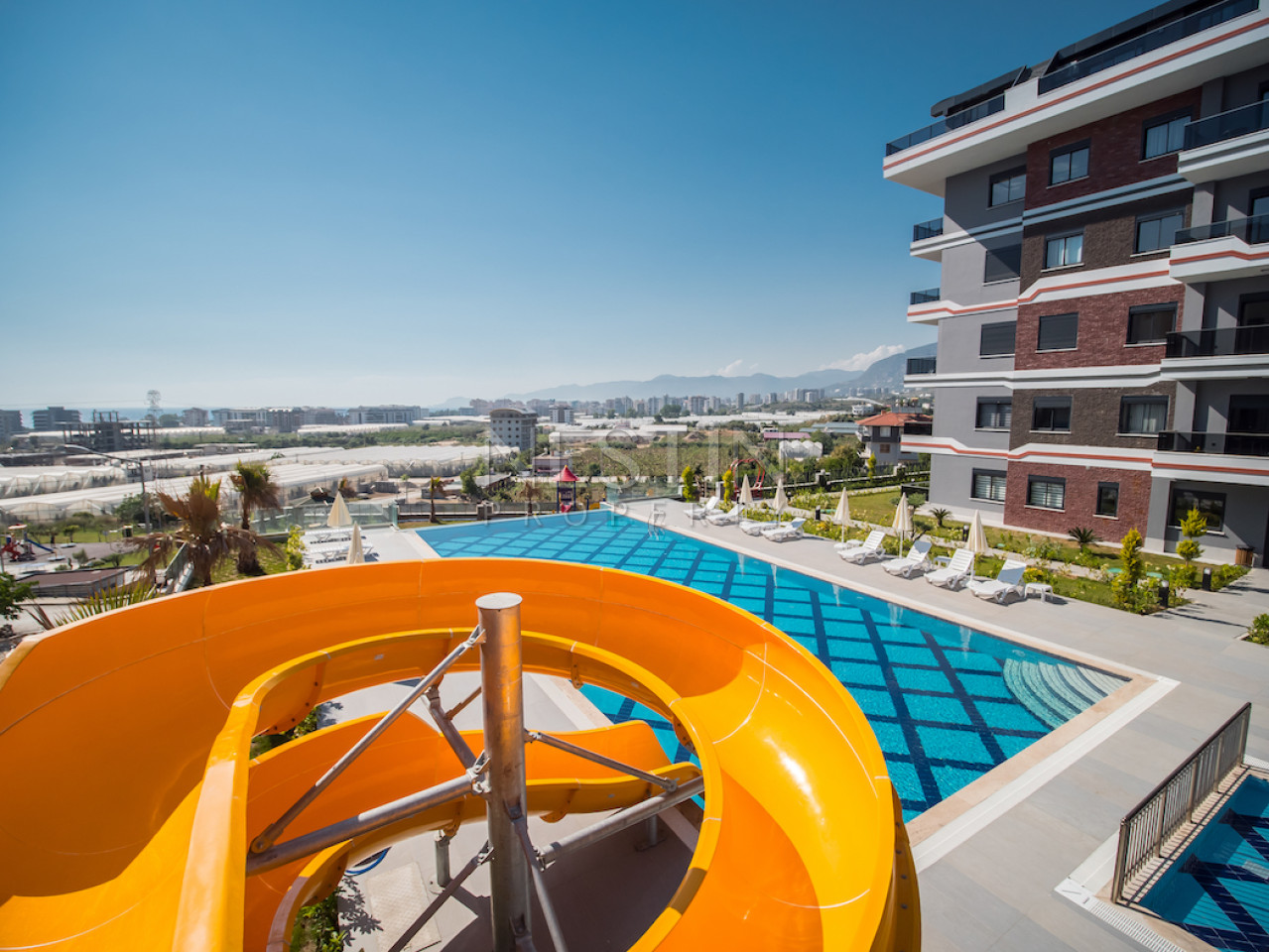 Квартира 1+1 в районе Каргыджак в новом доме в 700 м от Средиземного моря фото 14