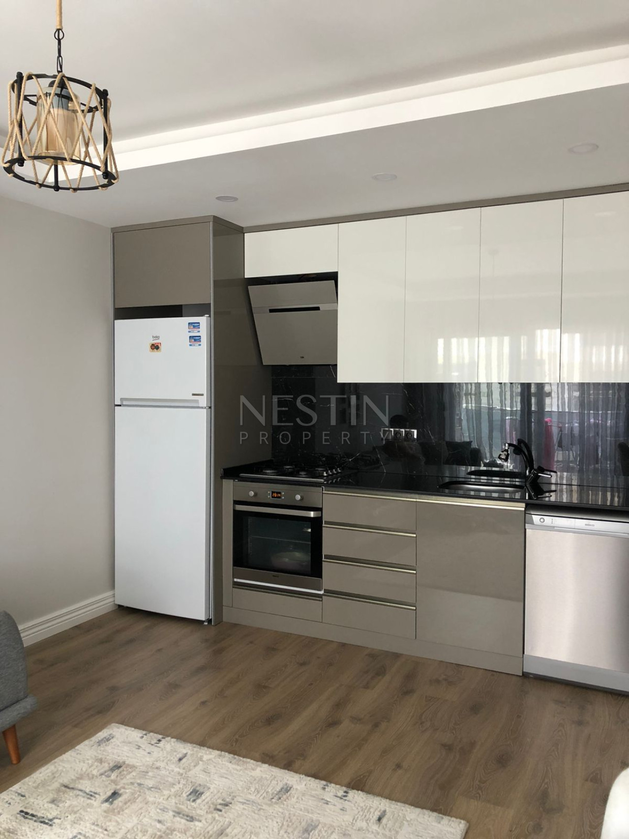 Квартира 1+1 в городе Газипаша, в районе Пазарджи в новом доме в 1200 м от Средиземного моря фото 2