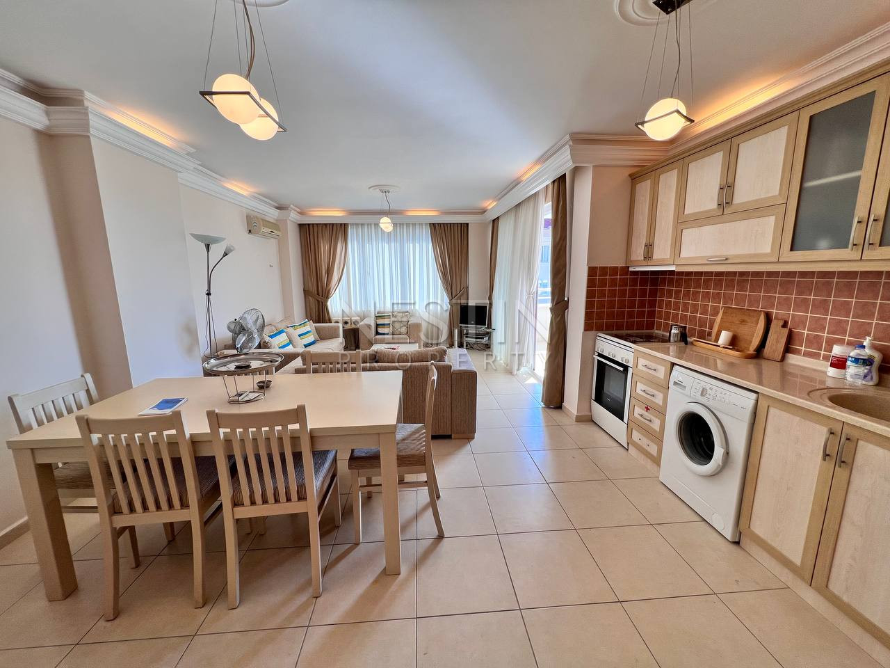 Квартира дуплекс 4+1, в районе Оба, в 750 м от Средиземного моря фото 9