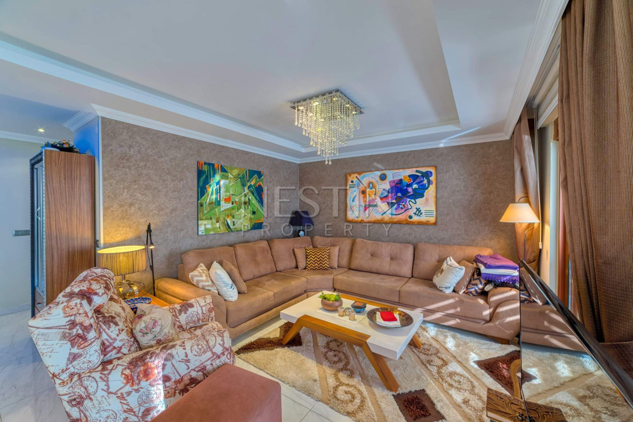 Квартира дуплекс 3+1, в районе Оба, в 750 м от Средиземного моря фото 17