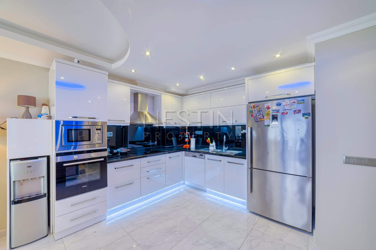 Квартира дуплекс 3+1, в районе Оба, в 750 м от Средиземного моря фото 24