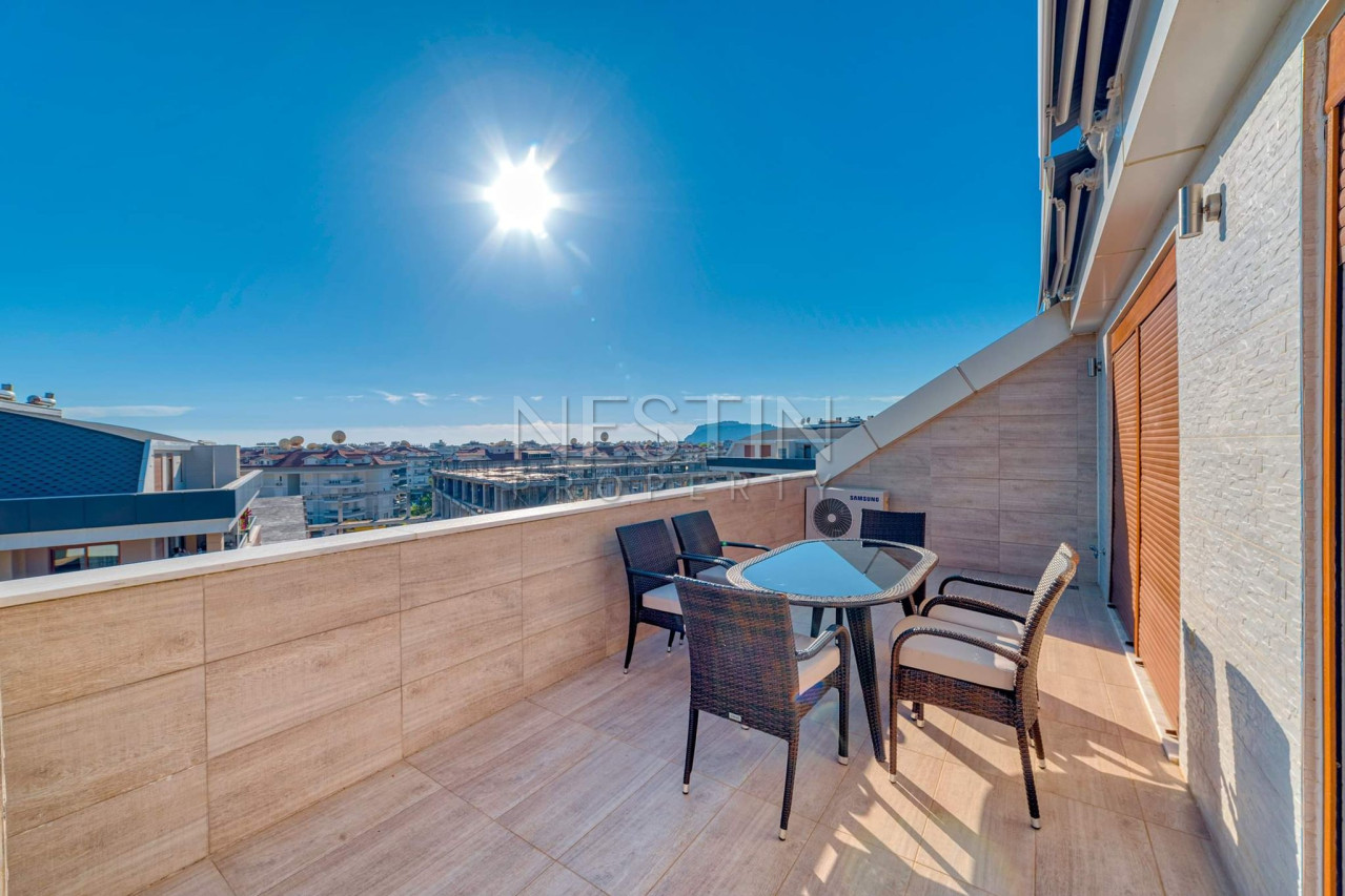 Квартира дуплекс 3+1, в районе Оба, в 750 м от Средиземного моря фото 27