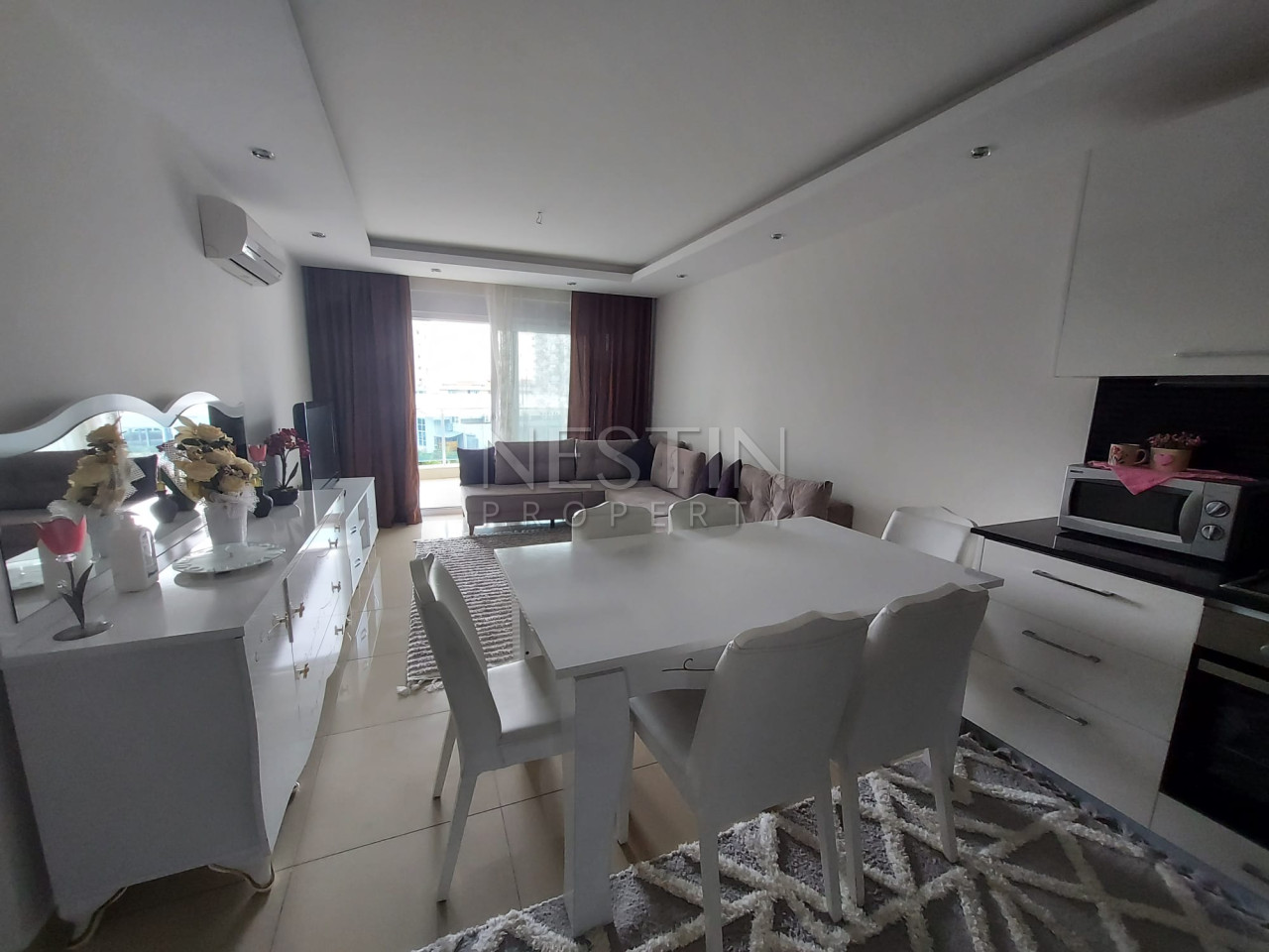 Квартира 1+1 в районе Джикджилли в 900 м от Средиземного моря фото 5