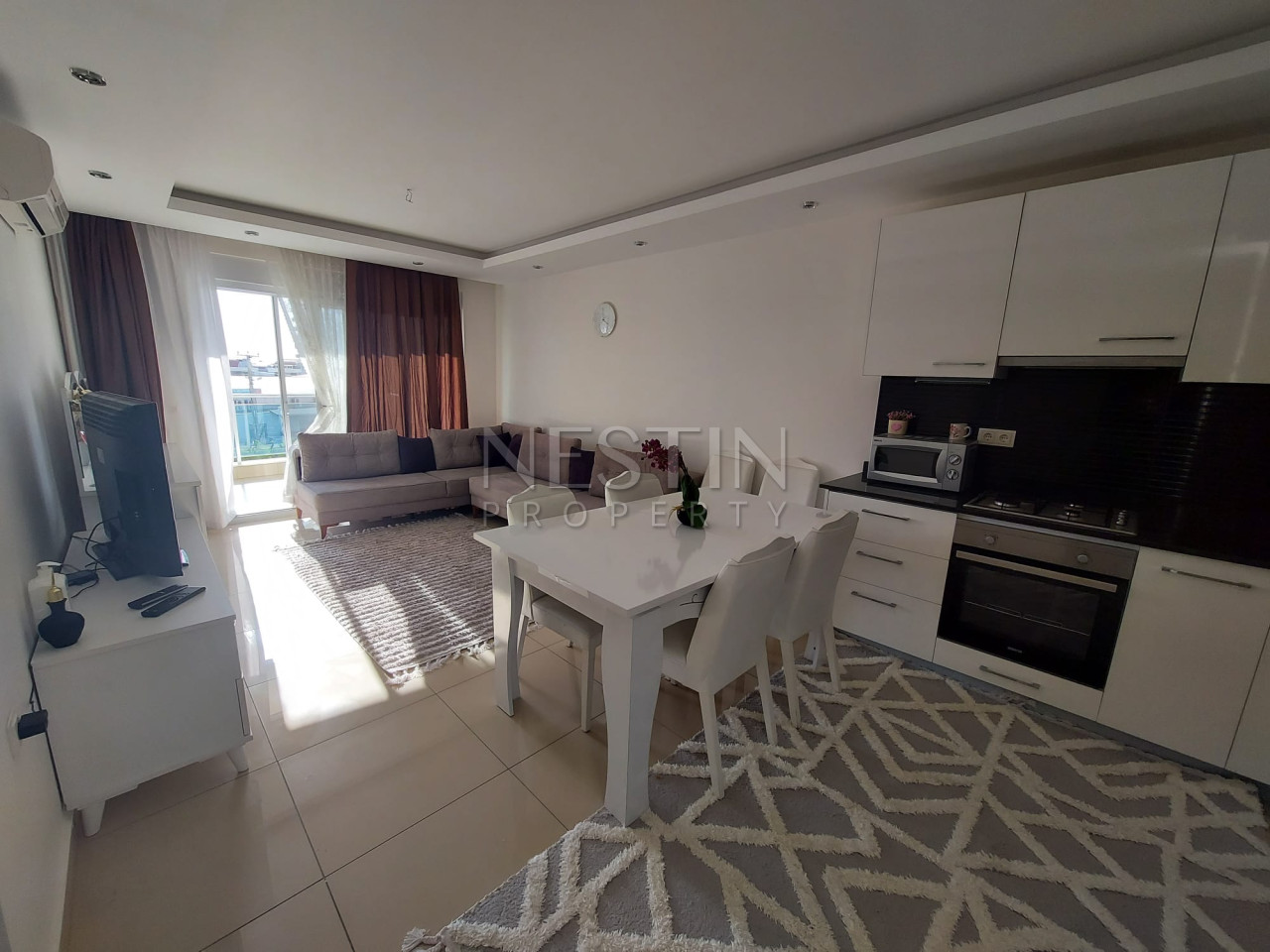 Квартира 1+1 в районе Джикджилли в 900 м от Средиземного моря фото 6