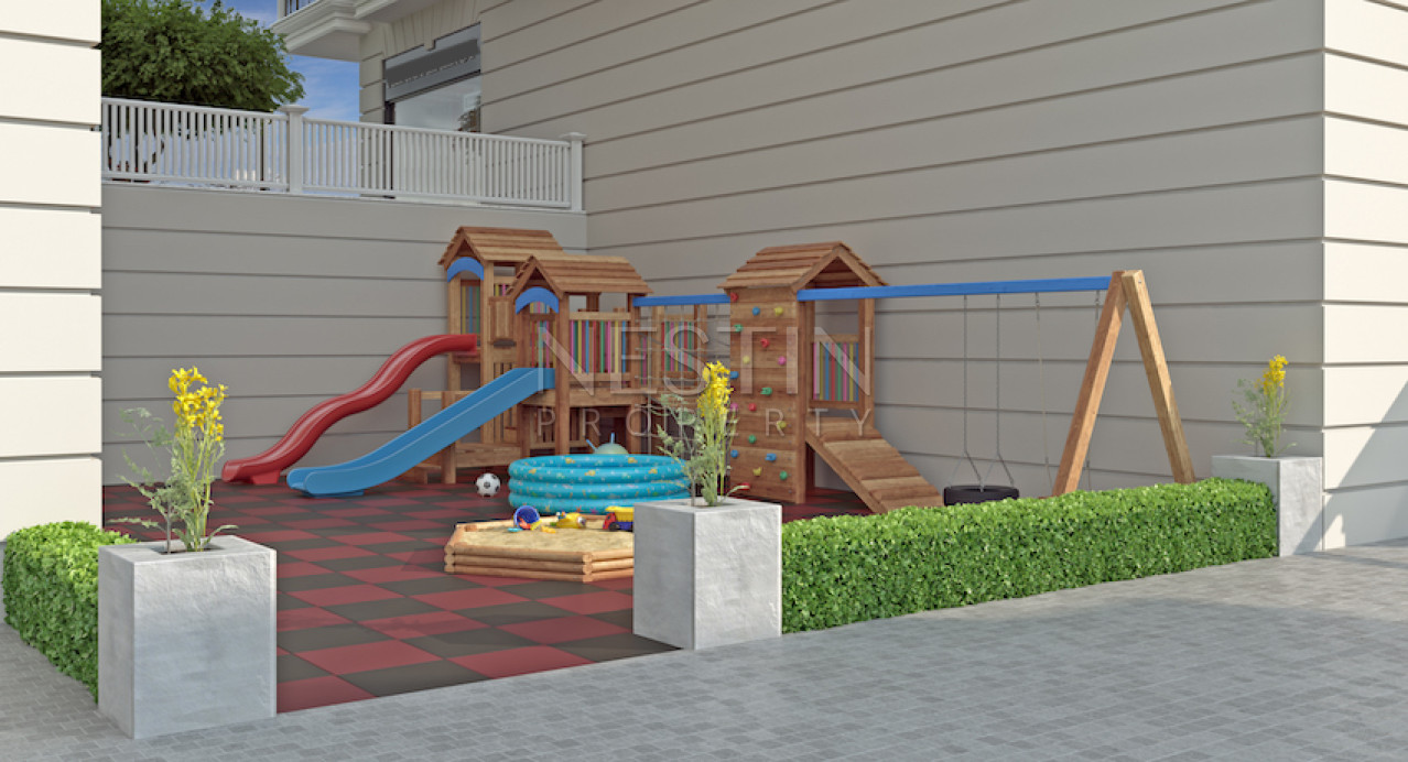 Роскошный жилой комплекс на этапе строительства в районе Окурджалар в 300 метрах от Средиземного моря фото 5