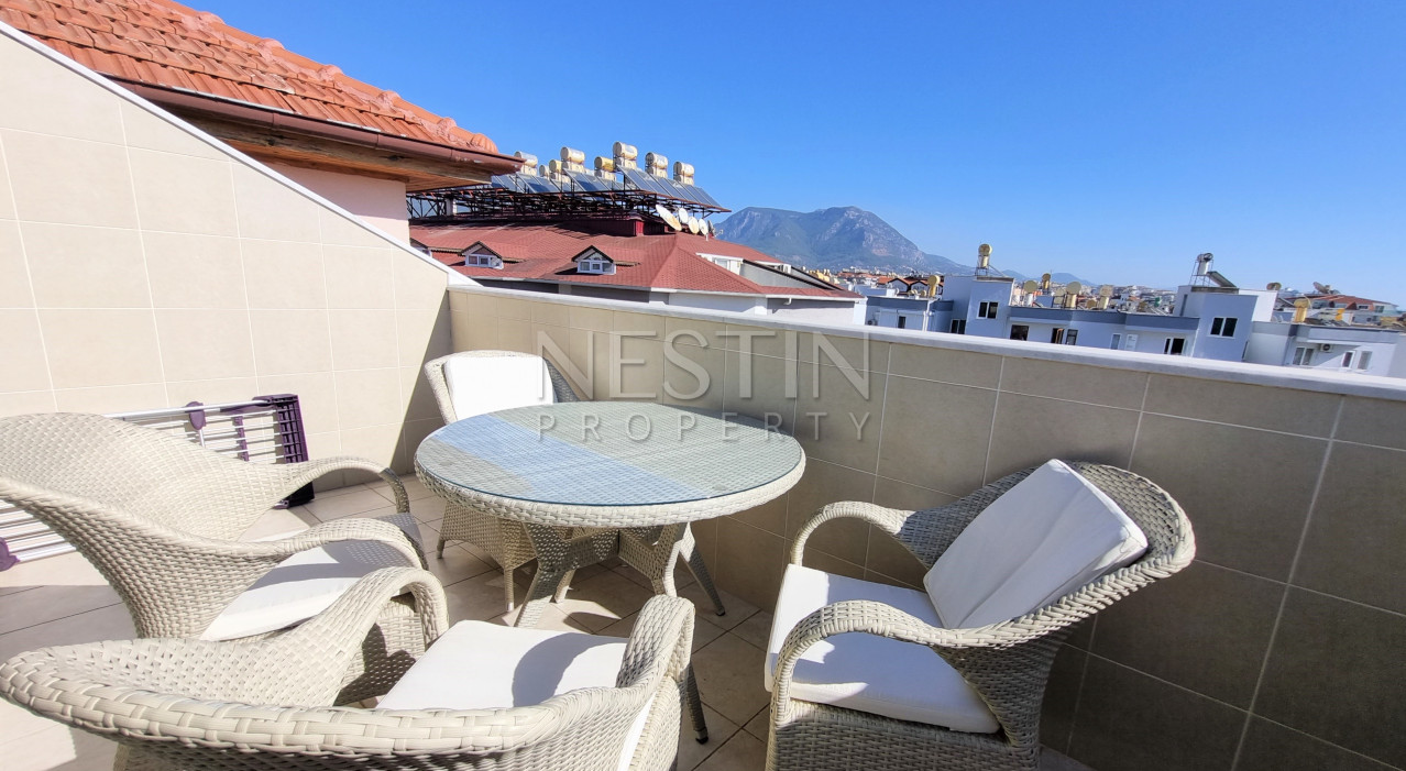 Квартира дуплекс 3+1 в районе Оба в 250 м от Средиземного города фото 17