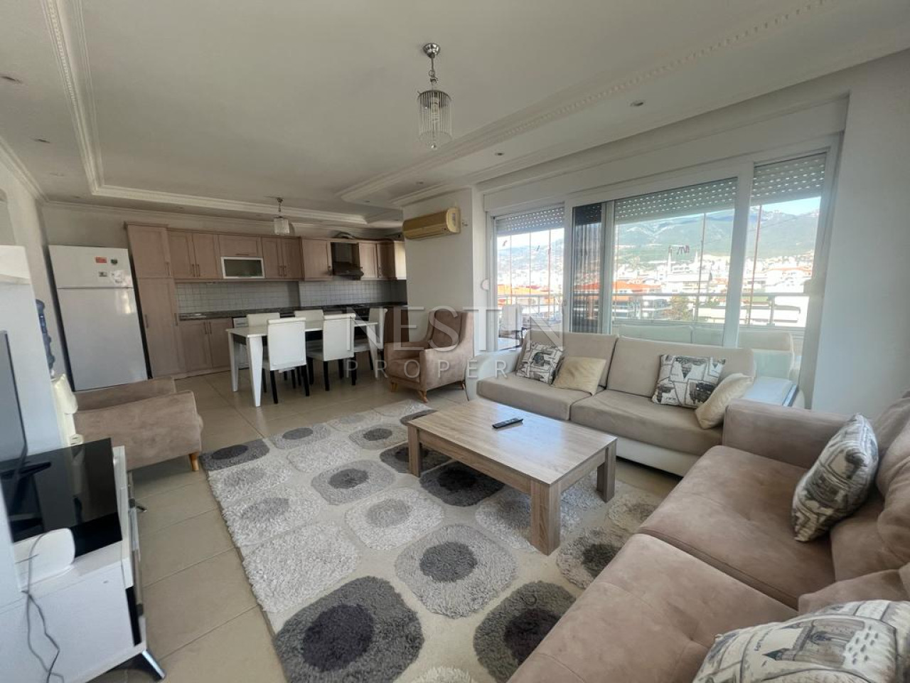 Квартира 2+1 в районе Тосмур в 500 м от Средиземного моря фото 9