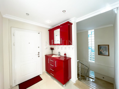 Квартира дуплекс 3+1 в районе Джикджилли с видом на горы фото 2