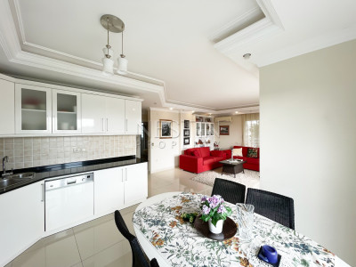 Квартира дуплекс 3+1 в районе Джикджилли с видом на горы фото 9