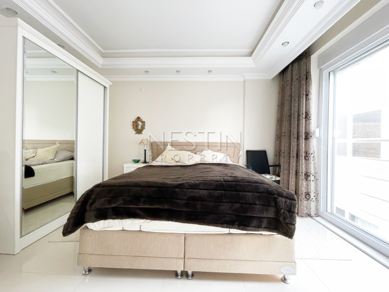 Квартира дуплекс 3+1 в районе Джикджилли с видом на горы фото 15