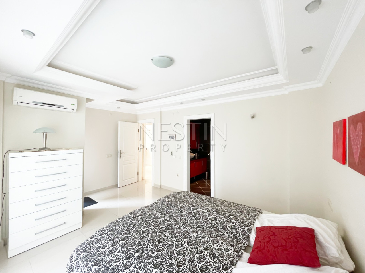 Квартира дуплекс 3+1 в районе Джикджилли с видом на горы фото 18