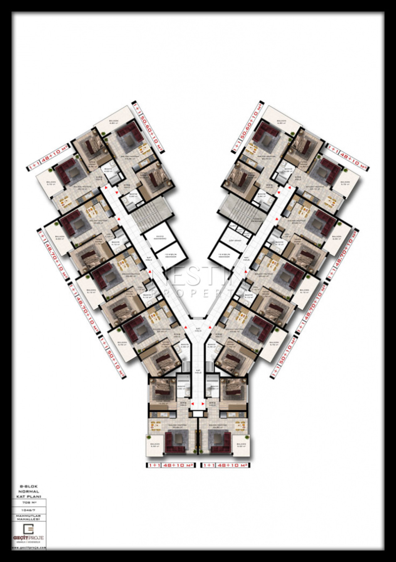 Квартира 1+1 в районе Махмутлар в 550 м от Средиземного моря фото 18