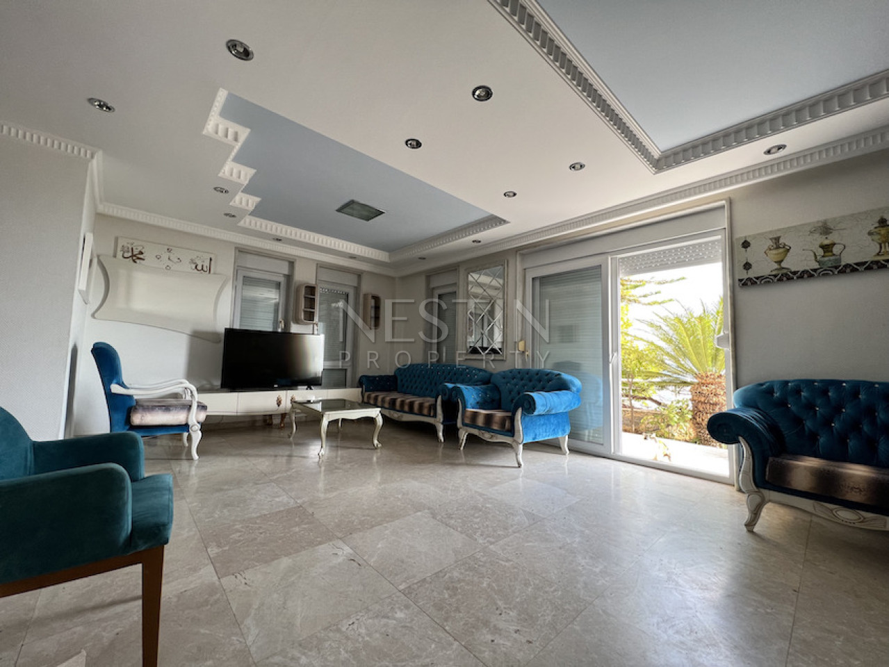 Меблированная вилла 4+1 в районе Тепе с видом на море фото 6