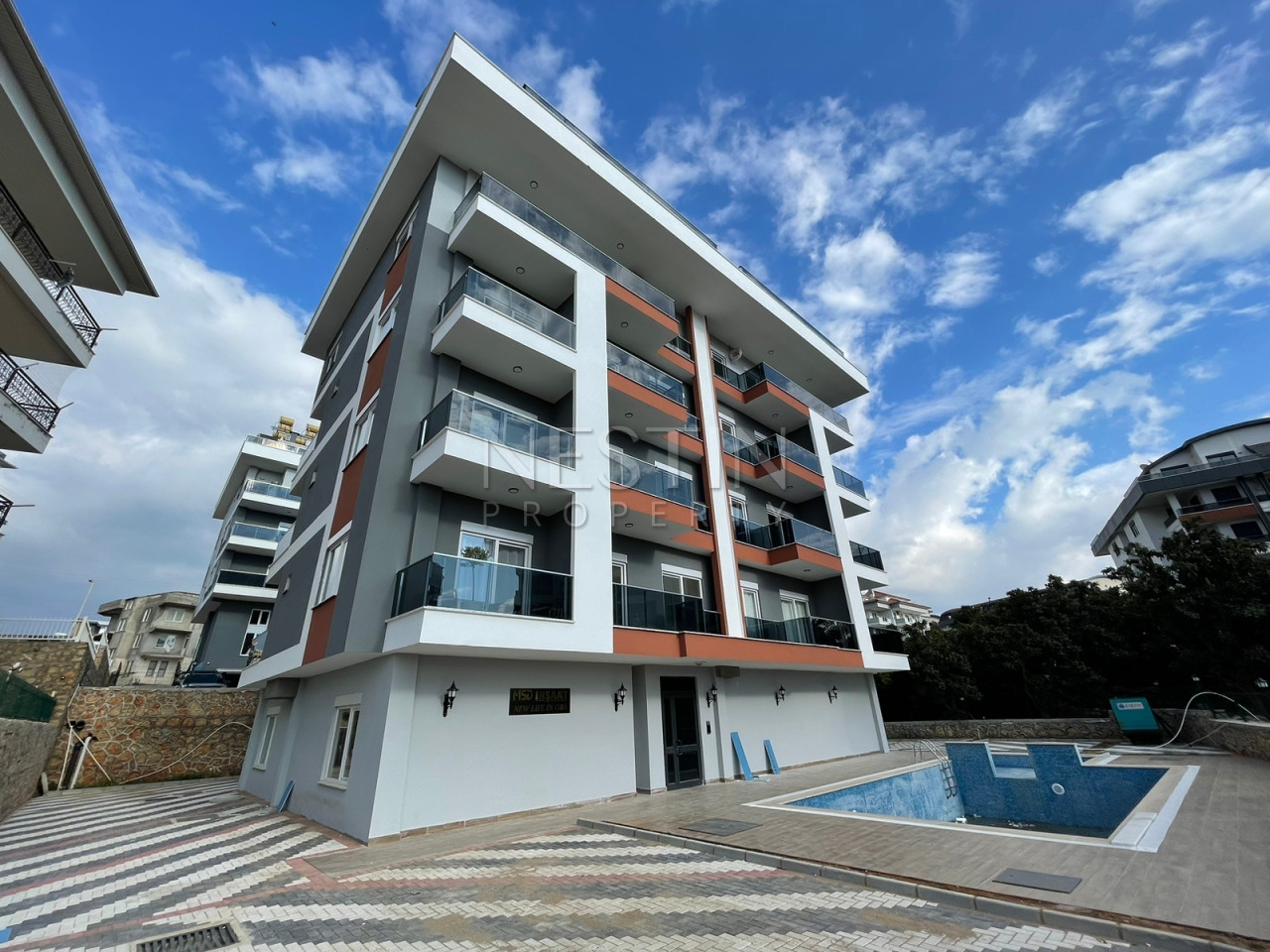 Квартира 1+1 в районе Оба в 1700 м от Средиземного моря фото 1