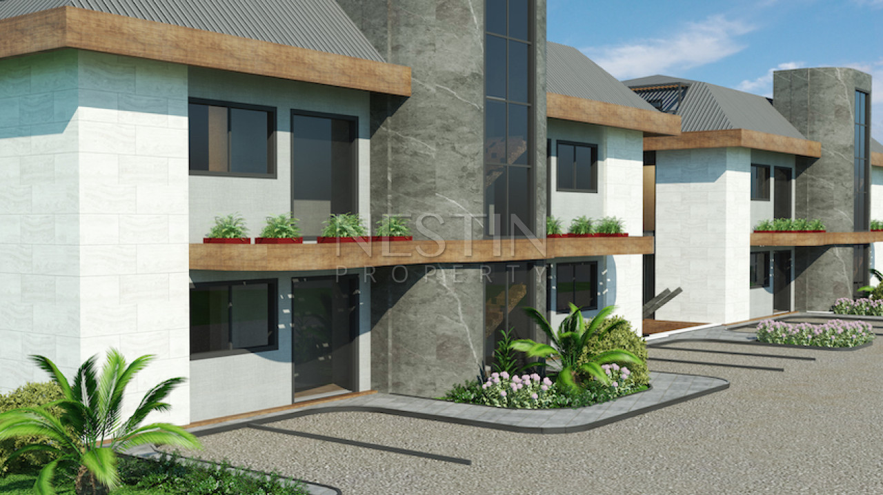 Квартиры в новом жилом комплексе в районе Бекташ на этапе строительства в центре города Аланья фото 4