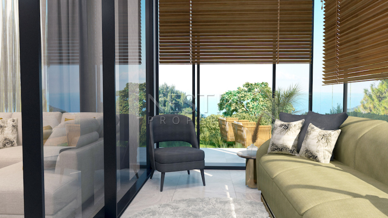 Квартиры в новом жилом комплексе в районе Бекташ на этапе строительства в центре города Аланья фото 25