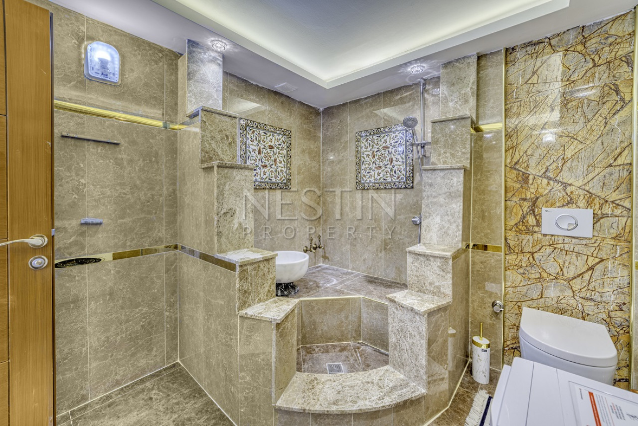 Квартира дуплекс 3+1 в районе Кестель, в 400 м от Средиземного моря фото 32