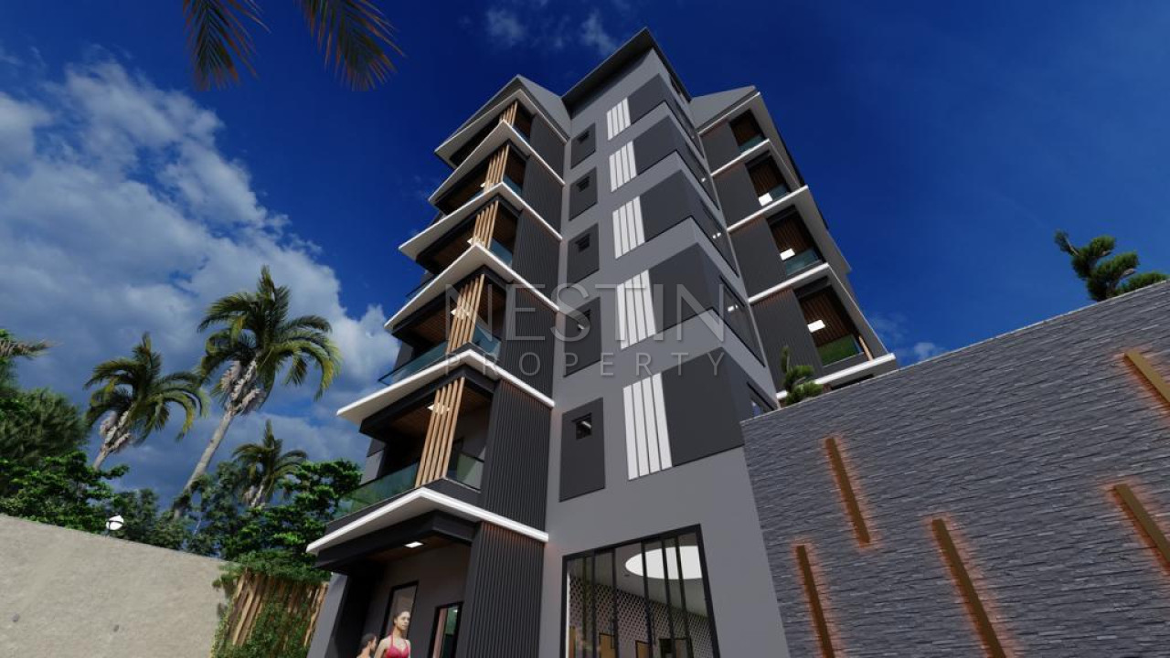 Квартира 1+1 в районе Авсаллар в новом доме, в 1200 м от Средиземного моря фото 12