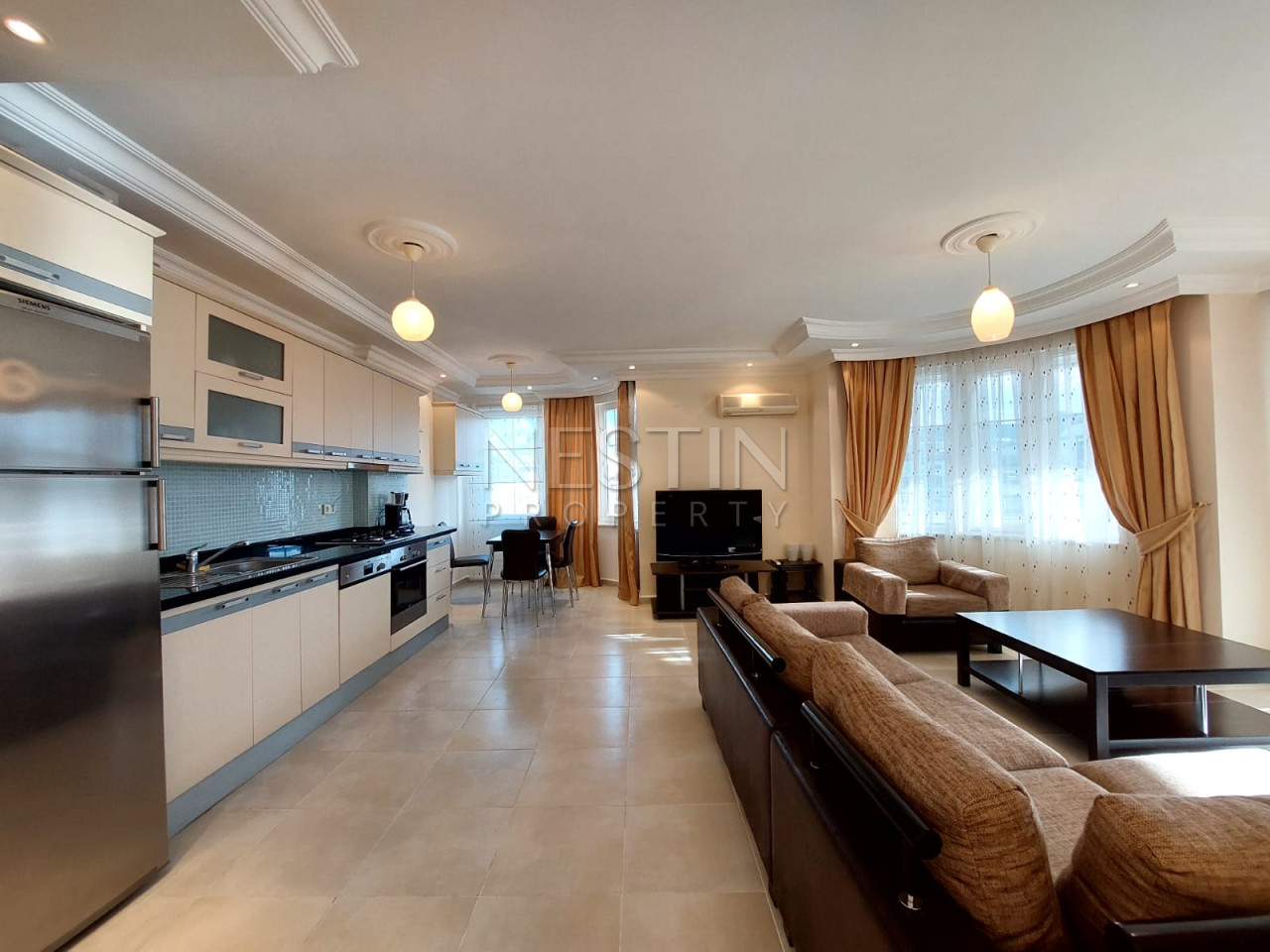 Квартира дуплекс 4+1 в районе Махмутлар в 400 м от Средиземного моря фото 3