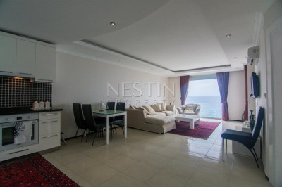 Квартира-дуплекс 3+1 в районе Кестель на первой береговой линии фото 9