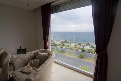 Квартира-дуплекс 3+1 в районе Кестель на первой береговой линии фото 20