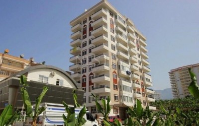 Квартира 1+1 с панорамным видом на море и горы по хорошей цене в Махмутларе фото 1