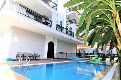 Прекрасный светлый пентхаус 2+1 в новой резиденции в центре Махмутлара фото 6