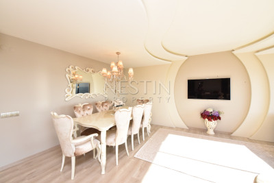 Вилла в районе Бекташ с панорамным видом на море и горы фото 22