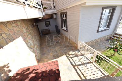 Вилла в районе Бекташ с панорамным видом на море и горы фото 54