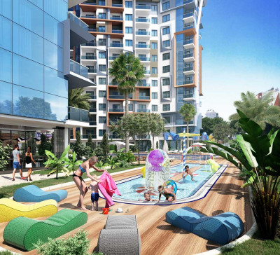 Квартира 1+1 в новом ЖК в районе Махмутлар в 100 м от Средиземного моря фото 7