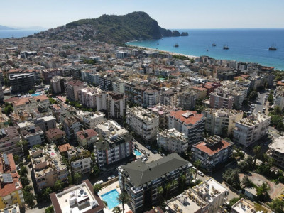 Квартира дуплекс 2+1 в центре города Аланья, в 350 м от Средиземного моря фото 5