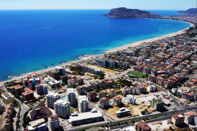 Квартира дуплекс 3+1 в районе Тосмур в 50 м от Средиземного моря фото 52