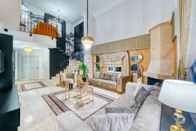 Роскошная вилла 4+1 в районе Тепе с видом на море и горы фото 7