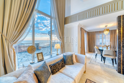 Роскошная вилла 4+1 в районе Тепе с видом на море и горы фото 9