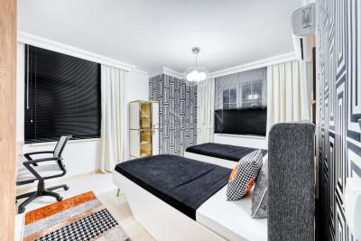 Роскошная вилла 4+1 в районе Тепе с видом на море и горы фото 23