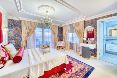 Роскошная вилла 4+1 в районе Тепе с видом на море и горы фото 24