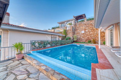 Роскошная вилла 4+1 в районе Тепе с видом на море и горы фото 40