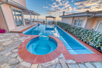 Роскошная вилла 4+1 в районе Тепе с видом на море и горы фото 43