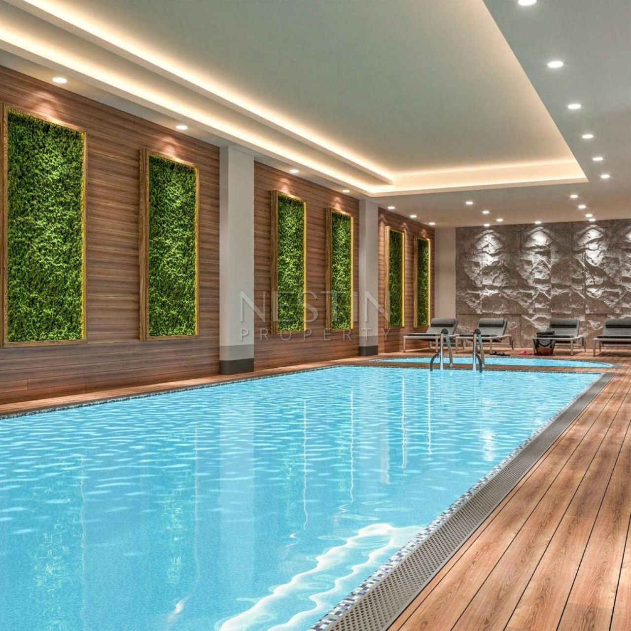 Новый жилой комплекс на этапе строительства в городе Мерсин в районе Томюк в 500 м от Средиземного моря фото 42