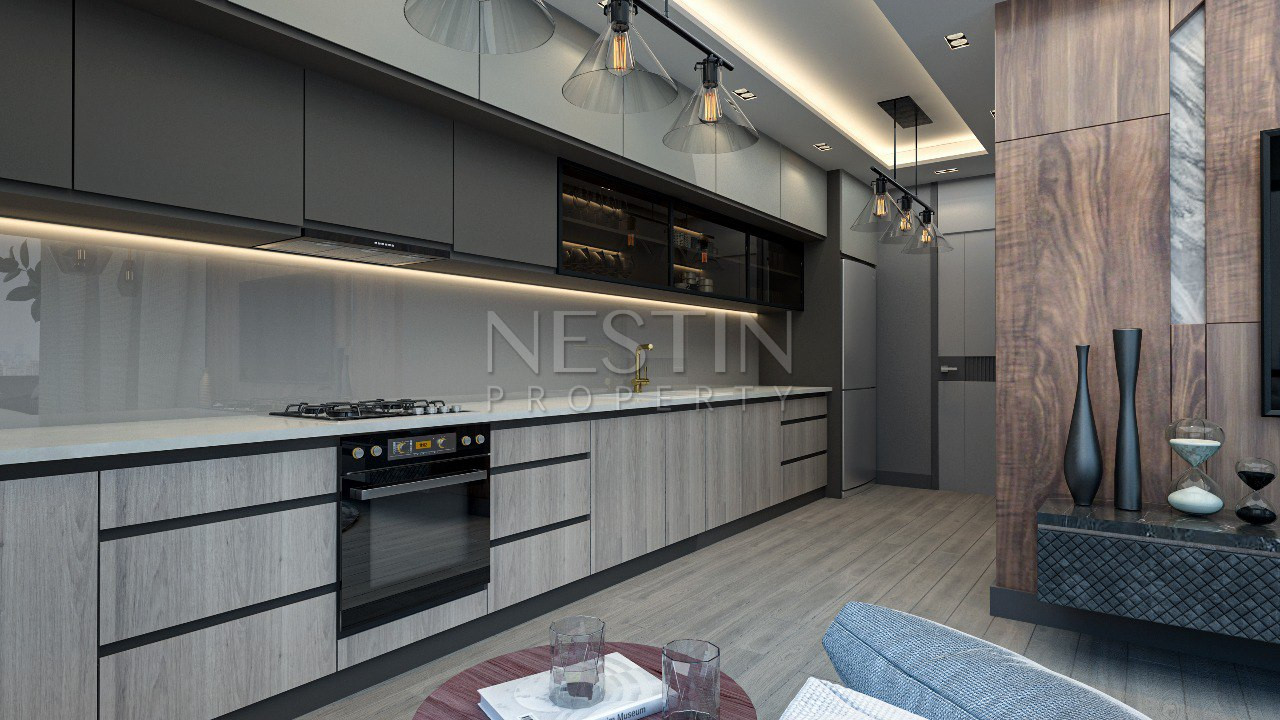 Новый жилой комплекс на этапе строительства в городе Мерсин в районе Тедже в 600 м от Средиземного моря фото 16