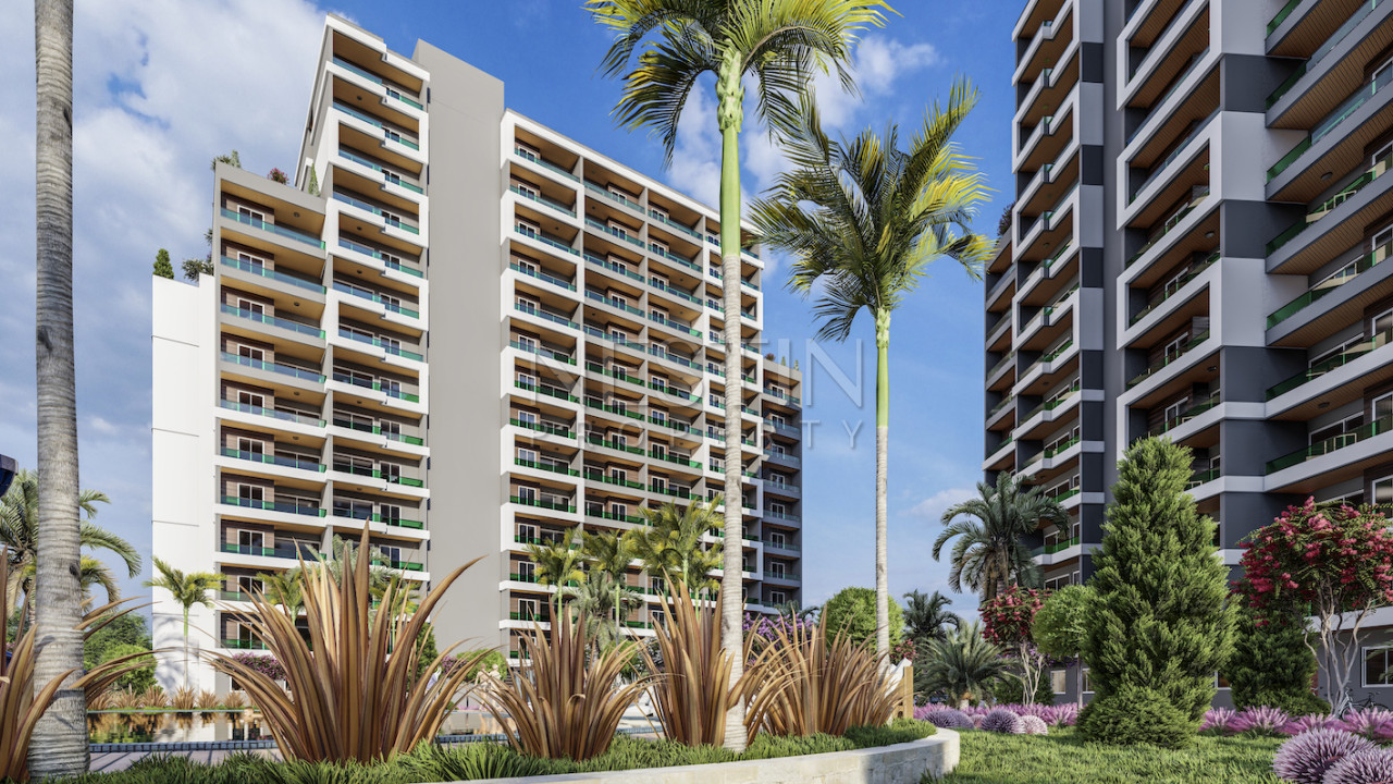 Новый жилой комплекс на этапе строительства в городе Мерсин в районе Соли фото 6