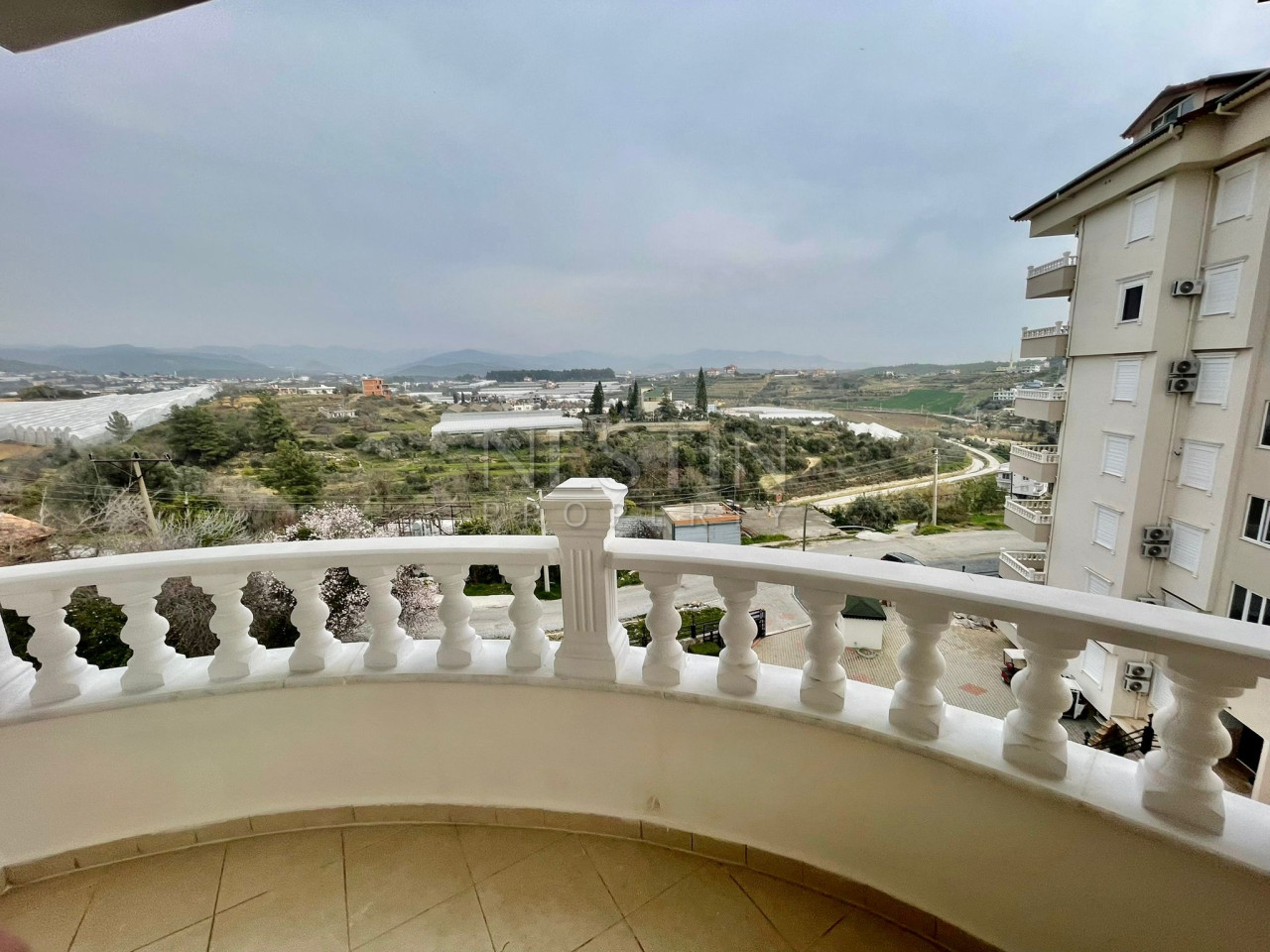 Квартира 3+1 в городе Аланья, в районе Авсаллар с видом на горы фото 18