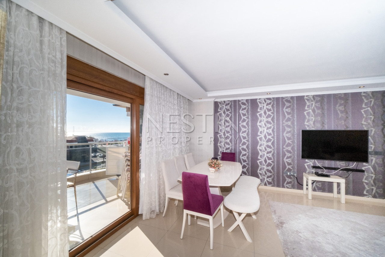 Квартира дуплекс 7+2 в районе Кестель, в 100 м от Средиземного моря фото 14