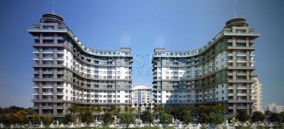 Квартира 2+1 в люксовом комплексе в центре Махмутлара на этапе строительства фото 1