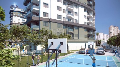 Квартира 2+1 в люксовом комплексе в центре Махмутлара на этапе строительства фото 8