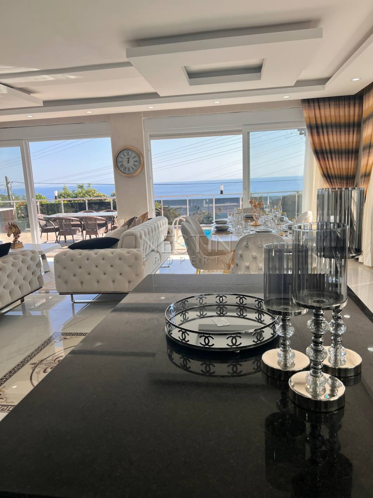 Вилла 3+1 в центре города Аланья в районе Динек с видом на море фото 8